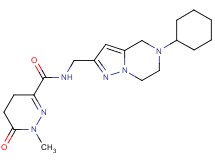 N-[(5-cyclohexyl-4,5,6,7-tetrahydropyrazolo[1,5-a]pyrazin-2-yl)methyl]-1-methyl-6-oxo-1,4,5,6-tetrahydropyridazine-3-carboxamide