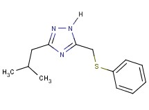 3-isobutyl-5-[(phenylthio)methyl]-1H-1,2,4-triazole