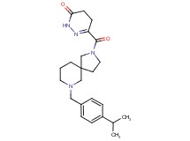 6-{[7-(4-isopropylbenzyl)-2,7-diazaspiro[4.5]dec-2-yl]carbonyl}-4,5-dihydro-3(2H)-pyridazinone