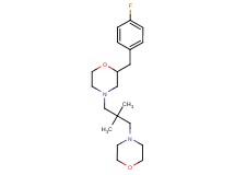 4-[2,2-dimethyl-3-(4-morpholinyl)propyl]-2-(4-fluorobenzyl)morpholine