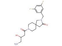 8-(4-amino-3-hydroxybutanoyl)-2-(3,5-difluorobenzyl)-2,8-diazaspiro[4.5]decan-3-one hydrochloride