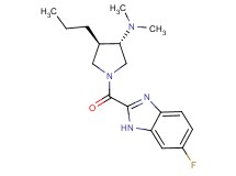 (3S*,4R*)-1-[(6-fluoro-1H-benzimidazol-2-yl)carbonyl]-N,N-dimethyl-4-propylpyrrolidin-3-amine