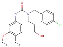 N-(4-chlorobenzyl)-N-(3-hydroxypropyl)-N'-(3-methoxy-4-methylphenyl)urea