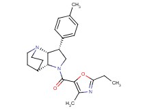 (3R*,3aR*,7aR*)-1-[(2-ethyl-4-methyl-1,3-oxazol-5-yl)carbonyl]-3-(4-methylphenyl)octahydro-4,7-ethanopyrrolo[3,2-b]pyridine