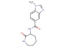 1-methyl-N-(2-oxoazepan-3-yl)-1H-benzimidazole-5-carboxamide