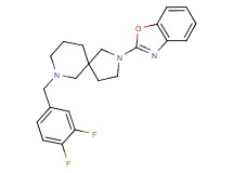 2-(1,3-benzoxazol-2-yl)-7-(3,4-difluorobenzyl)-2,7-diazaspiro[4.5]decane