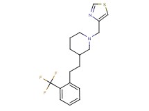 1-(1,3-thiazol-4-ylmethyl)-3-{2-[2-(trifluoromethyl)phenyl]ethyl}piperidine