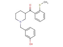 [1-(3-hydroxybenzyl)-3-piperidinyl][2-(methylthio)phenyl]methanone