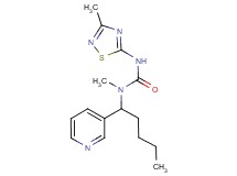 N-methyl-N'-(3-methyl-1,2,4-thiadiazol-5-yl)-N-(1-pyridin-3-ylpentyl)urea