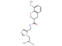 N-[(1-isobutyl-1H-imidazol-5-yl)methyl]-8-methoxy-3-chromanecarboxamide
