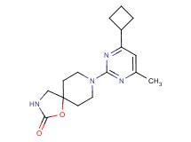 8-(4-cyclobutyl-6-methylpyrimidin-2-yl)-1-oxa-3,8-diazaspiro[4.5]decan-2-one