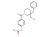 N-(4-{[3-benzyl-3-(hydroxymethyl)-1-piperidinyl]carbonyl}phenyl)acetamide