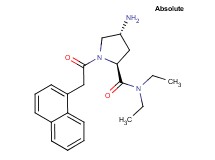 (4R)-4-amino-N,N-diethyl-1-(1-naphthylacetyl)-L-prolinamide