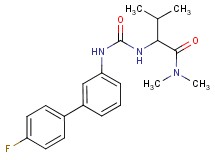 N~2~-{[(4'-fluorobiphenyl-3-yl)amino]carbonyl}-N~1~,N~1~-dimethylvalinamide