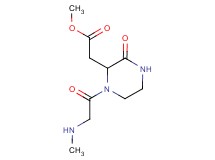 methyl [1-(N-methylglycyl)-3-oxopiperazin-2-yl]acetate