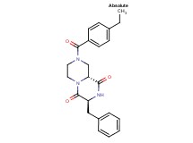 (3S,9aR)-3-benzyl-8-(4-ethylbenzoyl)tetrahydro-2H-pyrazino[1,2-a]pyrazine-1,4(3H,6H)-dione