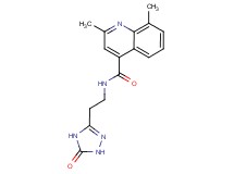 2,8-dimethyl-N-[2-(5-oxo-4,5-dihydro-1H-1,2,4-triazol-3-yl)ethyl]-4-quinolinecarboxamide