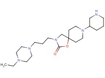 3-[3-(4-ethyl-1-piperazinyl)propyl]-8-(3-piperidinyl)-1-oxa-3,8-diazaspiro[4.5]decan-2-one dihydrochloride