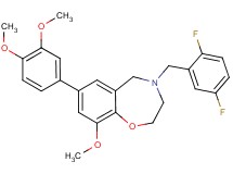 4-(2,5-difluorobenzyl)-7-(3,4-dimethoxyphenyl)-9-methoxy-2,3,4,5-tetrahydro-1,4-benzoxazepine