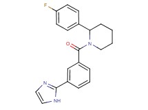 2-(4-fluorophenyl)-1-[3-(1H-imidazol-2-yl)benzoyl]piperidine