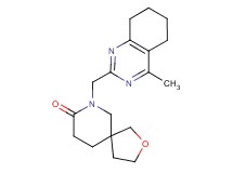7-[(4-methyl-5,6,7,8-tetrahydroquinazolin-2-yl)methyl]-2-oxa-7-azaspiro[4.5]decan-8-one