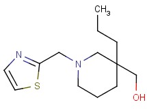 [3-propyl-1-(1,3-thiazol-2-ylmethyl)-3-piperidinyl]methanol