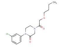 4-(butoxyacetyl)-1-(3-chlorophenyl)-2-piperazinone