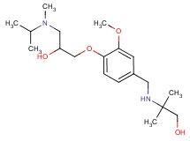 2-[(4-{2-hydroxy-3-[isopropyl(methyl)amino]propoxy}-3-methoxybenzyl)amino]-2-methyl-1-propanol