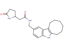 N-(6,7,8,9,10,11-hexahydro-5H-cycloocta[b]indol-2-ylmethyl)-2-(5-oxo-2-pyrrolidinyl)acetamide