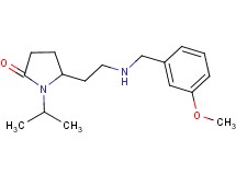 1-isopropyl-5-{2-[(3-methoxybenzyl)amino]ethyl}-2-pyrrolidinone