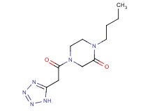 1-butyl-4-(1H-tetrazol-5-ylacetyl)piperazin-2-one
