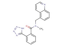 N-methyl-N-(5-quinolinylmethyl)-2-(1H-tetrazol-5-yl)benzamide