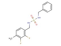 N-benzyl-N'-(2,3-difluoro-4-methylbenzyl)sulfamide