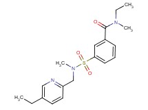 N-ethyl-3-{[[(5-ethylpyridin-2-yl)methyl](methyl)amino]sulfonyl}-N-methylbenzamide