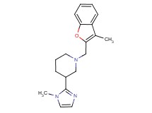 1-[(3-methyl-1-benzofuran-2-yl)methyl]-3-(1-methyl-1H-imidazol-2-yl)piperidine