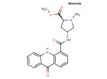 methyl (2S,4R)-1-methyl-4-{[(9-oxo-9,10-dihydroacridin-4-yl)carbonyl]amino}pyrrolidine-2-carboxylate