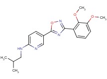5-[3-(2,3-dimethoxyphenyl)-1,2,4-oxadiazol-5-yl]-N-isobutyl-2-pyridinamine