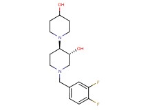 (3'R*,4'R*)-1'-(3,4-difluorobenzyl)-1,4'-bipiperidine-3',4-diol