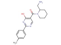 5-{[2-(aminomethyl)-1-piperidinyl]carbonyl}-2-(4-methylphenyl)-4-pyrimidinol dihydrochloride