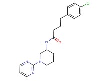 4-(4-chlorophenyl)-N-[1-(2-pyrimidinyl)-3-piperidinyl]butanamide