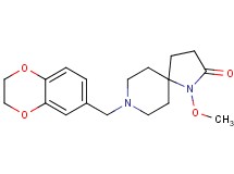 8-(2,3-dihydro-1,4-benzodioxin-6-ylmethyl)-1-methoxy-1,8-diazaspiro[4.5]decan-2-one