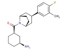 (rel-(1S,3R)-3-{[(3-endo)-3-(4-fluoro-3-methylphenyl)-8-azabicyclo[3.2.1]oct-8-yl]carbonyl}cyclohexyl)amine hydrochloride