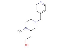 2-[1-methyl-4-(4-pyridinylmethyl)-2-piperazinyl]ethanol bis(trifluoroacetate) (salt)