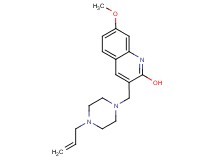 3-[(4-allyl-1-piperazinyl)methyl]-7-methoxy-2-quinolinol