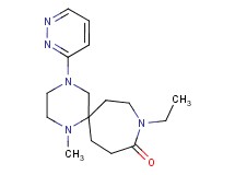 9-ethyl-1-methyl-4-(3-pyridazinyl)-1,4,9-triazaspiro[5.6]dodecan-10-one