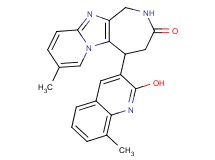 5-(2-hydroxy-8-methylquinolin-3-yl)-8-methyl-1,2,4,5-tetrahydro-3H-pyrido[1',2':1,2]imidazo[4,5-c]azepin-3-one
