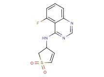 N-(1,1-dioxido-2,3-dihydro-3-thienyl)-5-fluoroquinazolin-4-amine