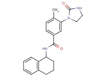 4-methyl-3-(2-oxo-1-imidazolidinyl)-N-(1,2,3,4-tetrahydro-1-naphthalenyl)benzamide