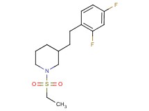 3-[2-(2,4-difluorophenyl)ethyl]-1-(ethylsulfonyl)piperidine