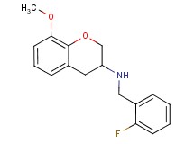 (2-fluorobenzyl)(8-methoxy-3,4-dihydro-2H-chromen-3-yl)amine